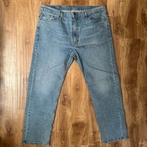 Levi's 505 Straight Denim Jeans Medium Wash Men's Size 40
